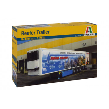 KIT PARA MONTAR ITALERI TRAILER REFRIGERADO REEFER TRAILER 1/24 ITA 3904 3904S